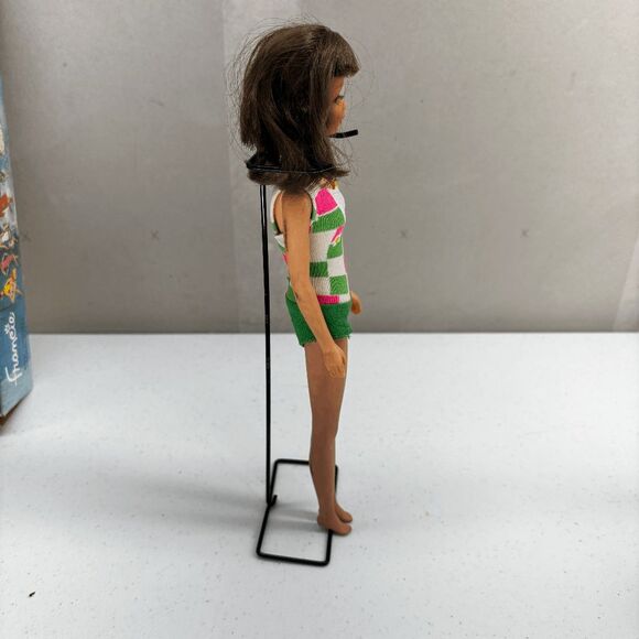 Barbie Mattel 1965 Francie Brunette Bendable legs MODern cousin #1130 In Box - Picture 6 of 15